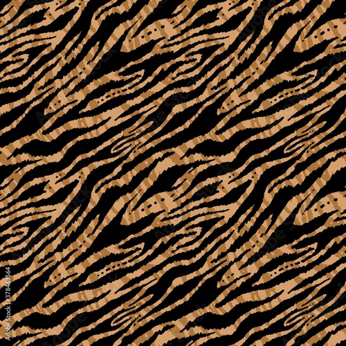 Animal print seamless pattern  hand drawn vector background
