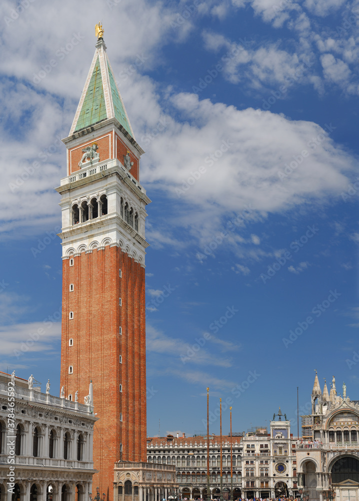 Large image of St Marks Square with Campanile tower