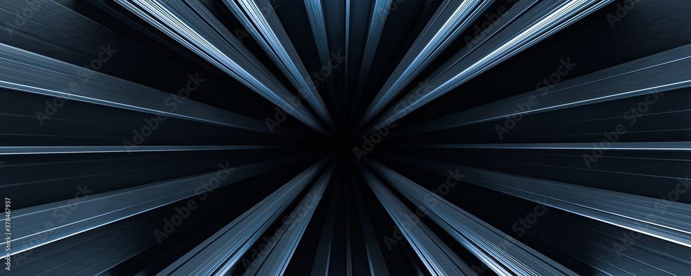 Fototapeta premium Tło tunelu podziemnej sieci kablowej