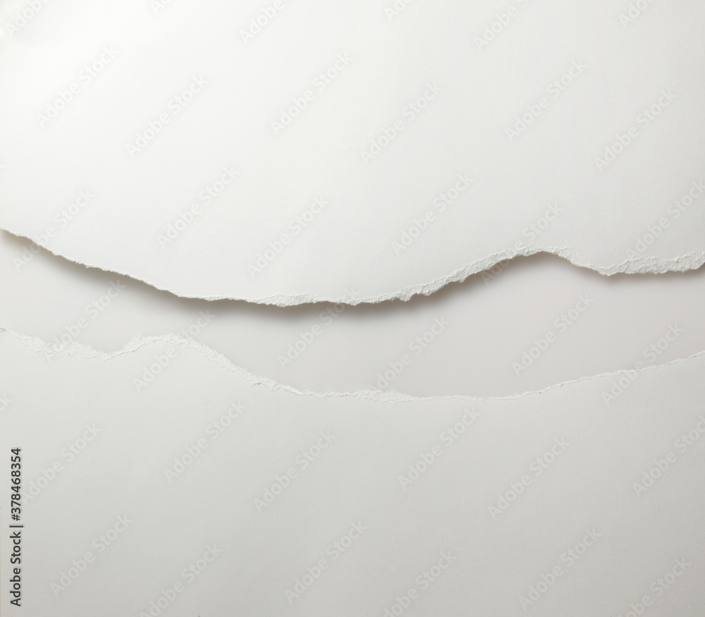 torn paper on white background torn paper on white background
