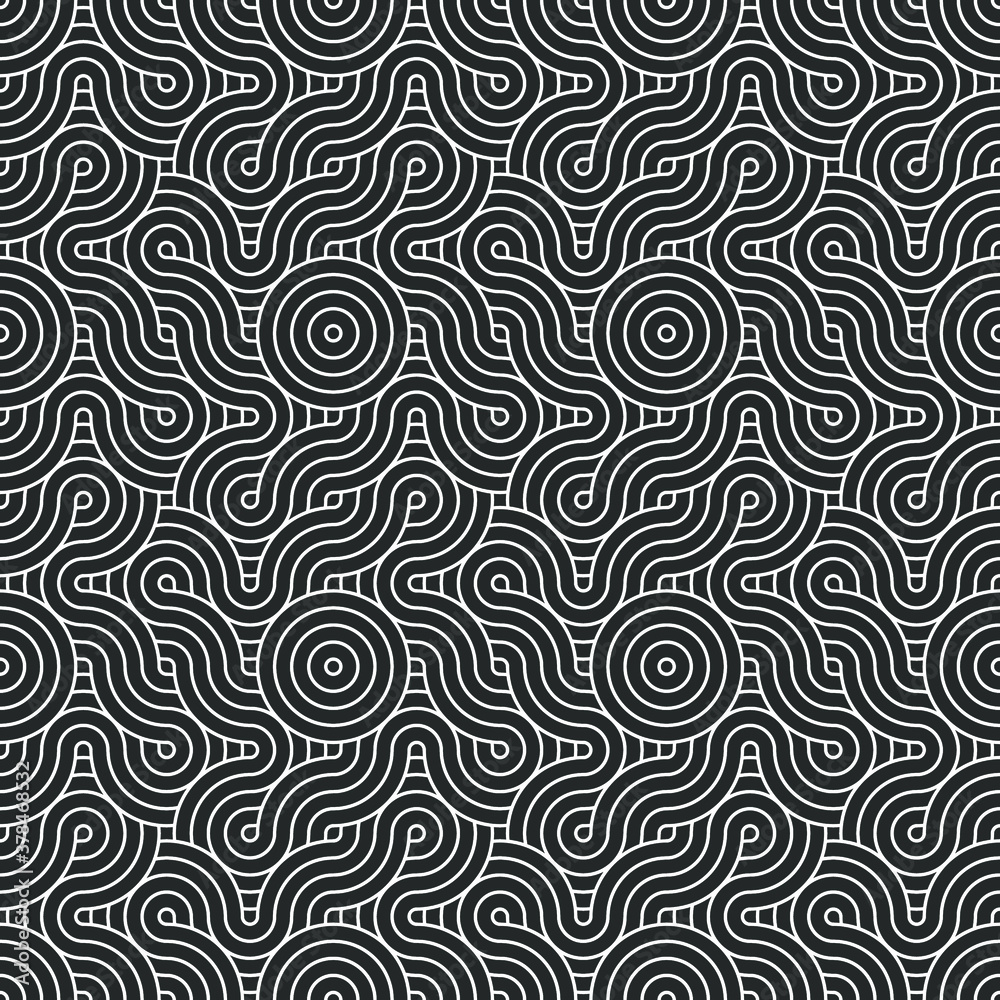Overlapping Circles Pattern, art background. Overlapping Circles Pattern, art background.