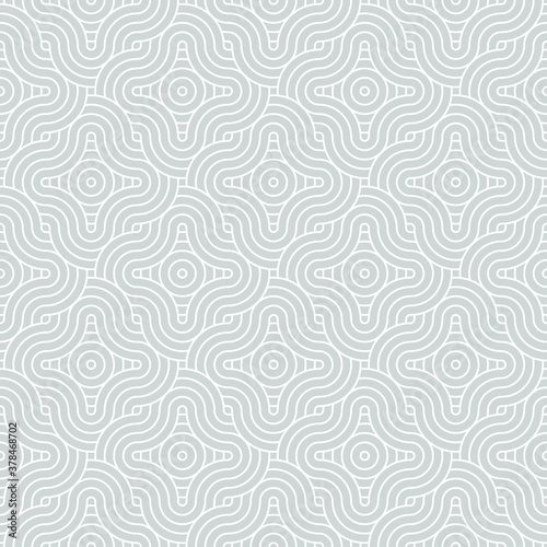 Overlapping Circles Pattern  art background.