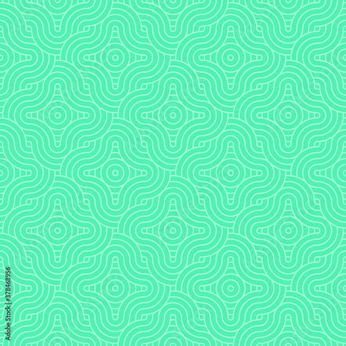 Overlapping Circles Pattern  art background.