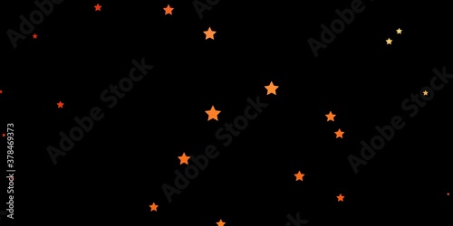 Wallpaper Mural Dark Red, Yellow vector layout with bright stars. Decorative illustration with stars on abstract template. Design for your business promotion. Torontodigital.ca
