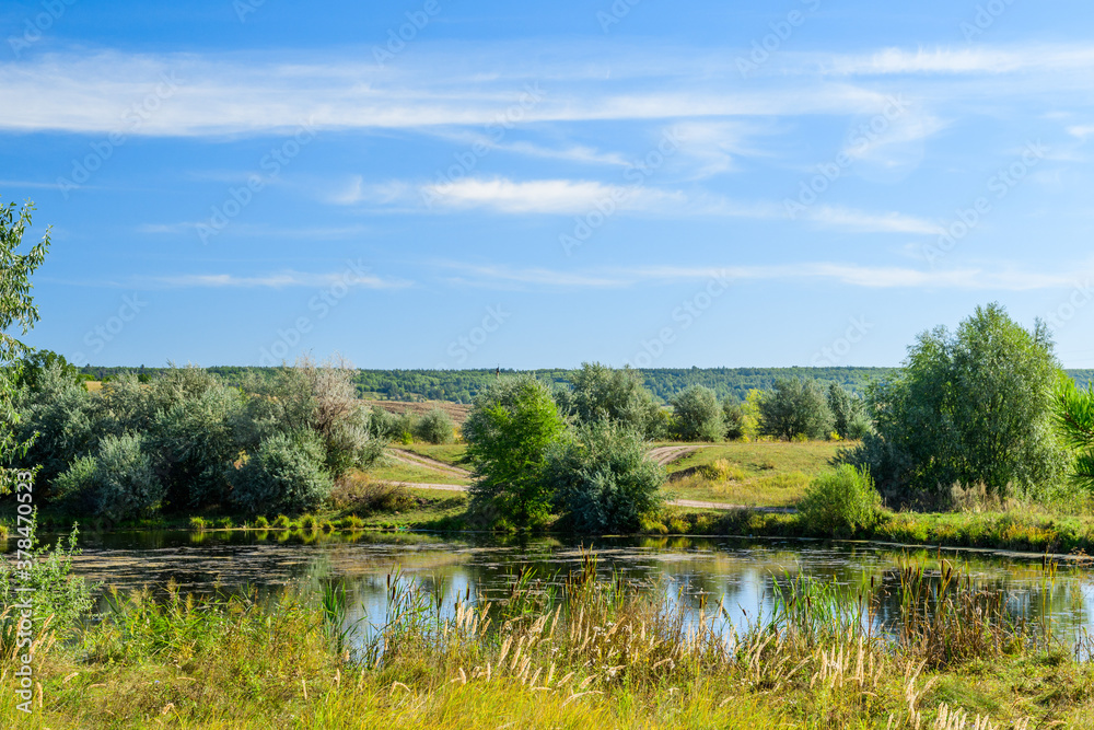 Landscape photos taken in the village of troitske