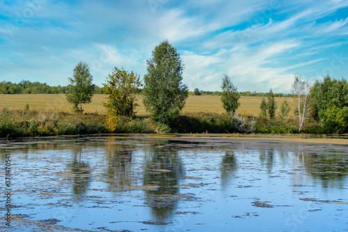 Landscape photos taken in the village of troitske