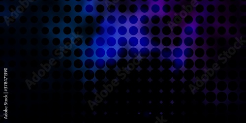 Dark Pink, Blue vector background with spots. Colorful illustration with gradient dots in nature style. Design for posters, banners.