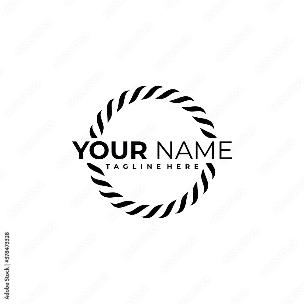 rope logo icon vector isolated rope logo icon vector isolated