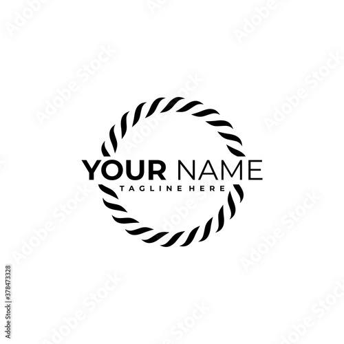 rope logo icon vector isolated