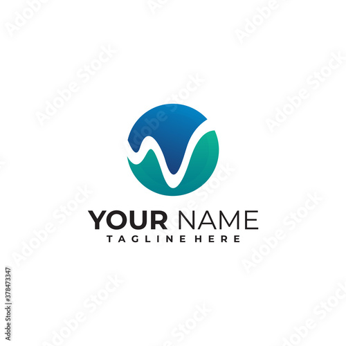 beat pulse logo icon vector isolated