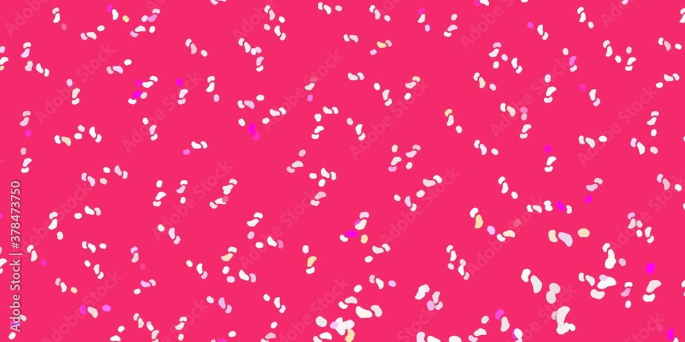 Light pink vector backdrop with chaotic shapes. Light pink vector backdrop with chaotic shapes.