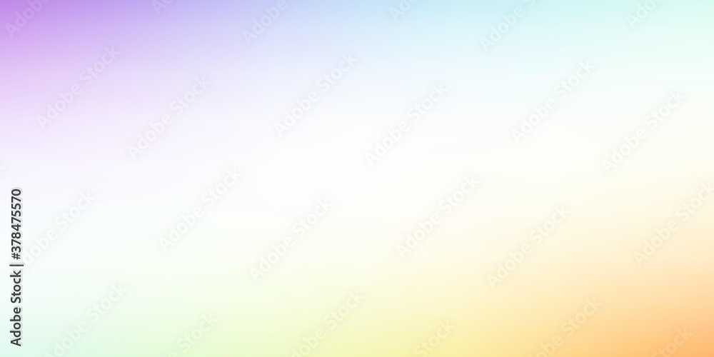 Light Multicolor vector smart blurred pattern. Abstract colorful illustration with gradient. New side for your design.