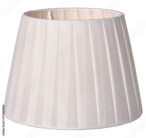 Obraz na plátně fabric lampshade isolated mockup for interior design