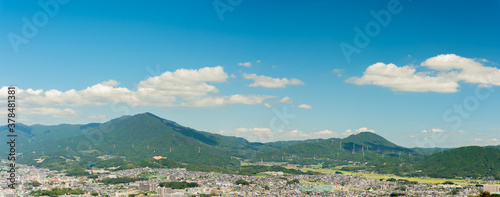天拝山からの眺め © m.komiya