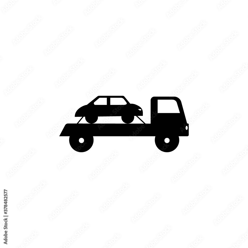 Car icon logo, vector design