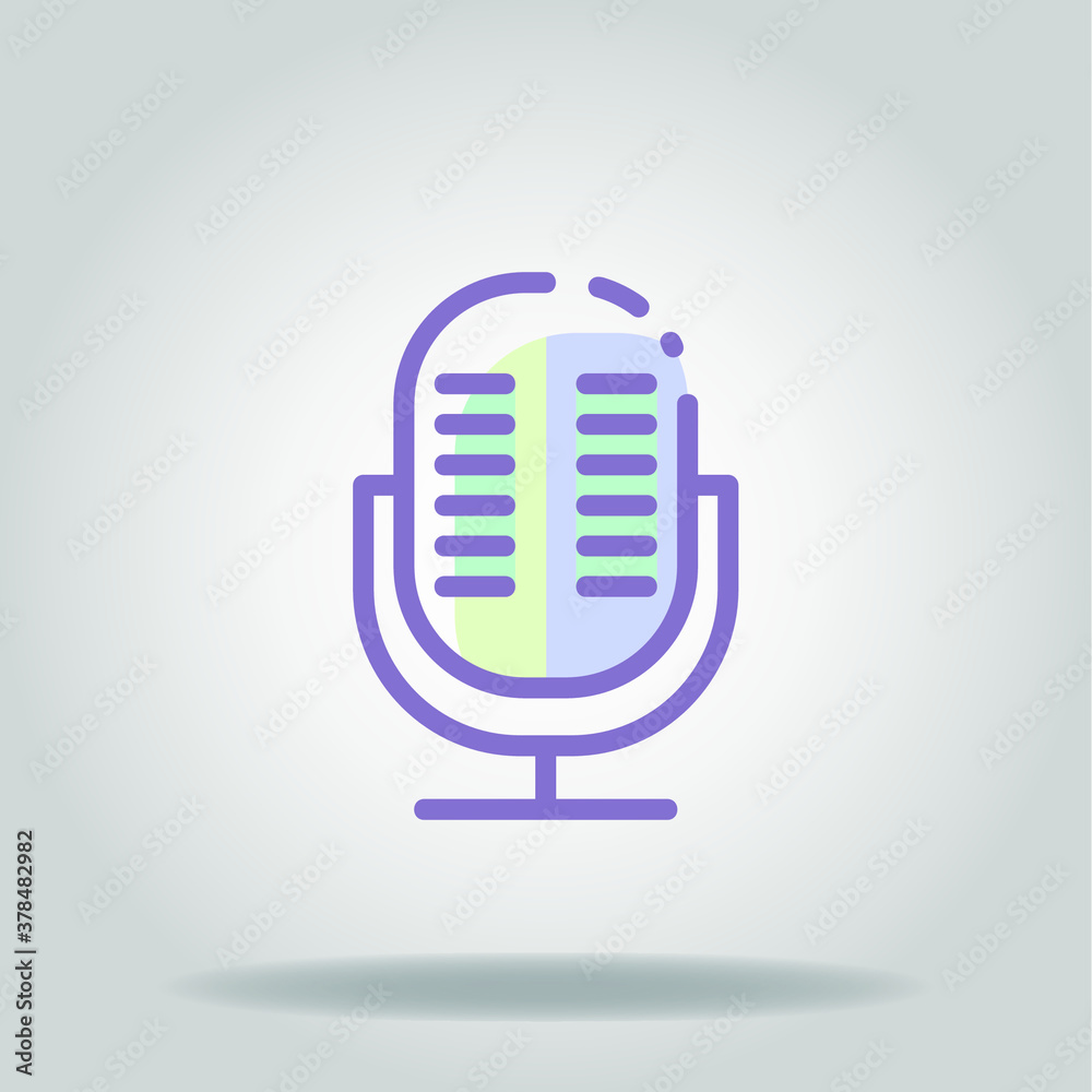 microphone colorful icon
microphone colorful icon