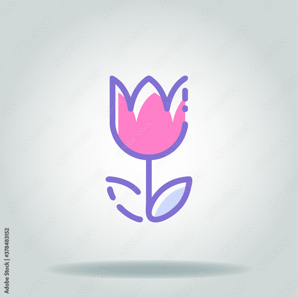 Fototapeta premium nature colorful icon 