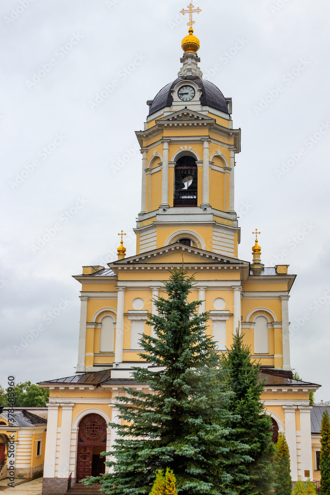 Fototapeta premium Vysotsky monastery in Serpukhov, Moscow oblast, Russia