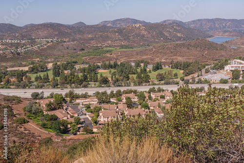 Northern San Diego county California residential area. photo