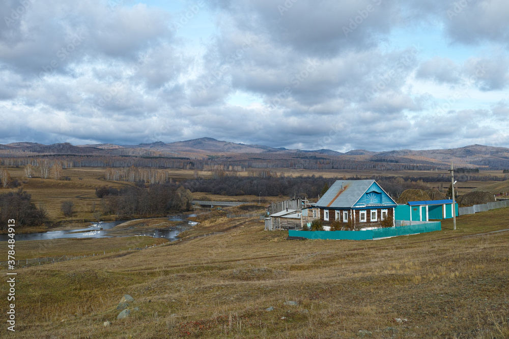 House in the Ural mountains