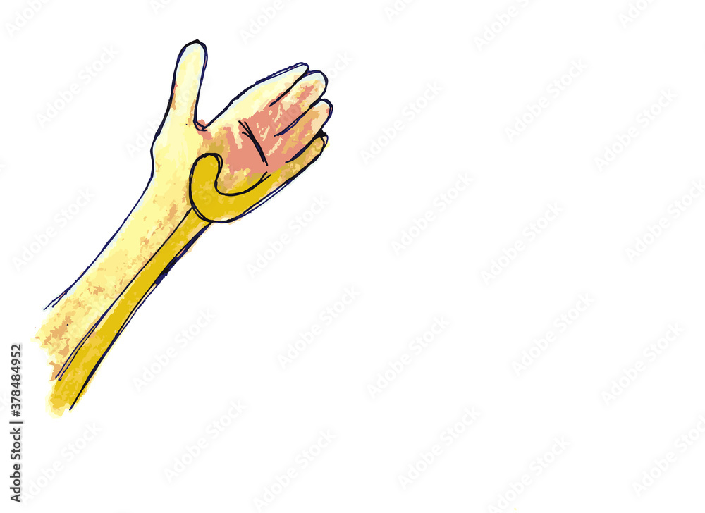 Obraz premium hand holding