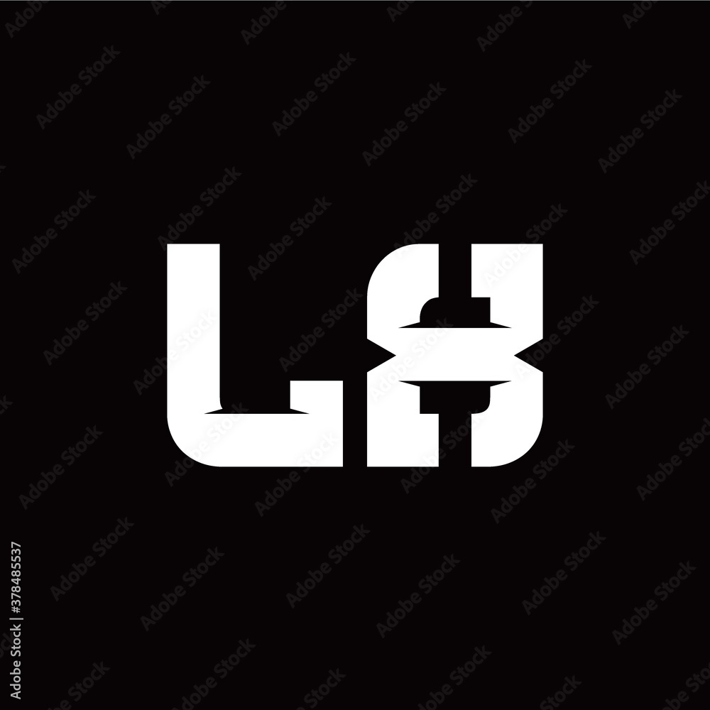 L X letter monogram style initial logo template L X letter monogram style initial logo template