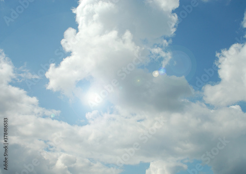 Cloudy sky background