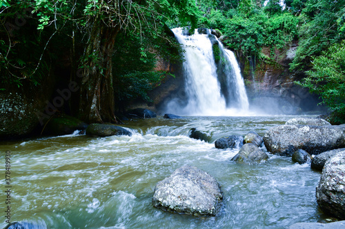 Haew Suwat Waterfall in Khao Yai National Park