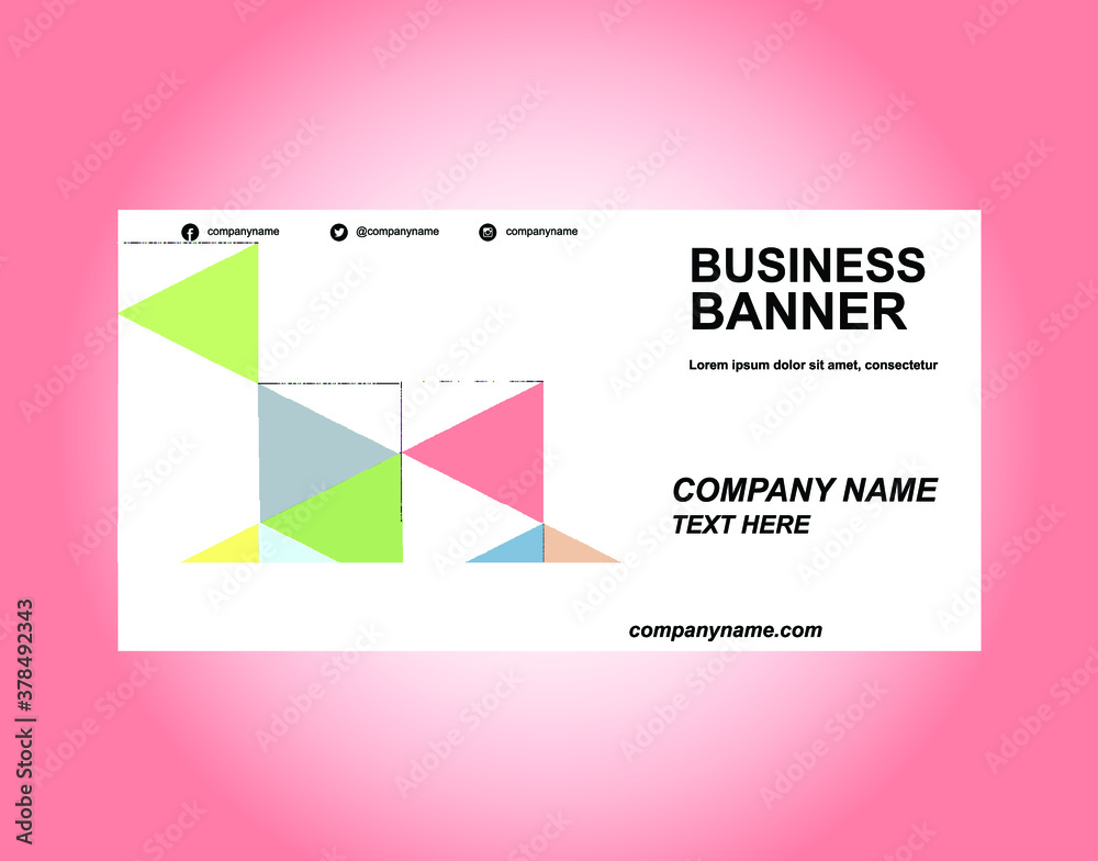 Bussiness Benner design template Cool and Good for Your Company Bussiness Benner design template Cool and Good for Your Company