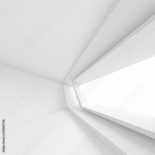 Abstract Building Background. Monochrome Graphic Design