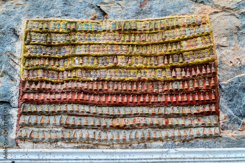 Buddha Statues in Yathaypyan Kawgungu Cave, Hpa An , Myanamar photo