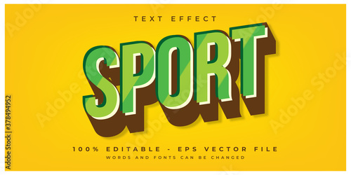 Sport Concept Text Effect