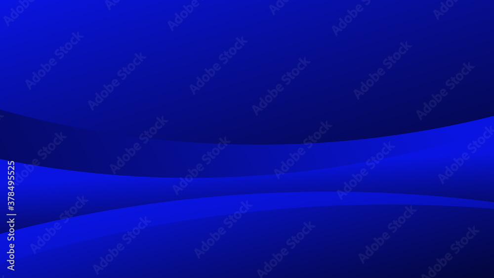 curve wave layer abstract design background A blue