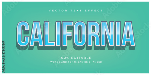 California Country Text Effect