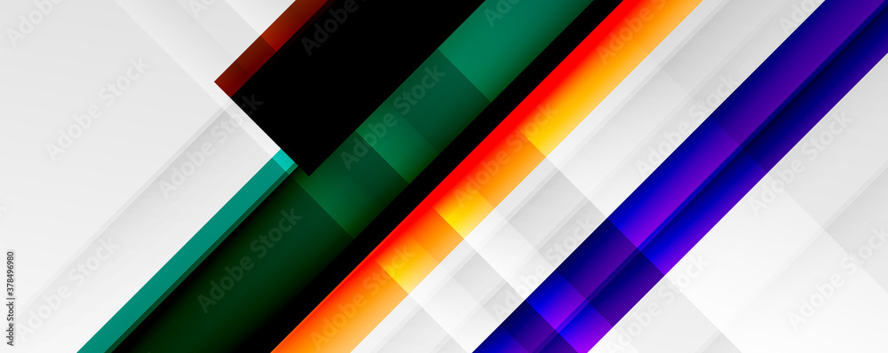 Geometric abstract backgrounds with shadow lines, modern forms, rectangles, squares and fluid gradients. Bright colorful stripes cool backdrops Geometric abstract backgrounds with shadow lines, modern forms, rectangles, squares and fluid gradients. Bright colorful stripes cool backdrops