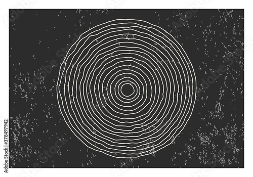 Trendy abstract aesthetic creative minimalist artistic hand drawn composition