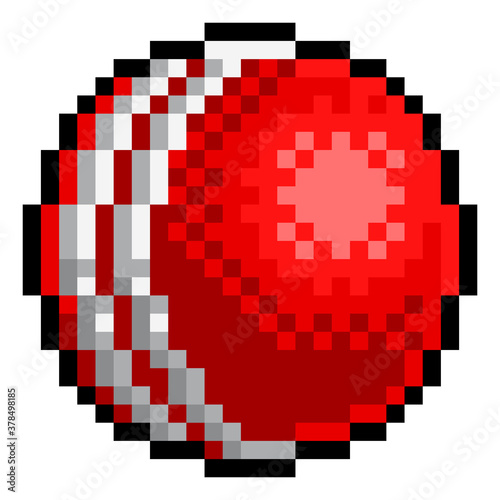 A cricket ball eight bit re...
