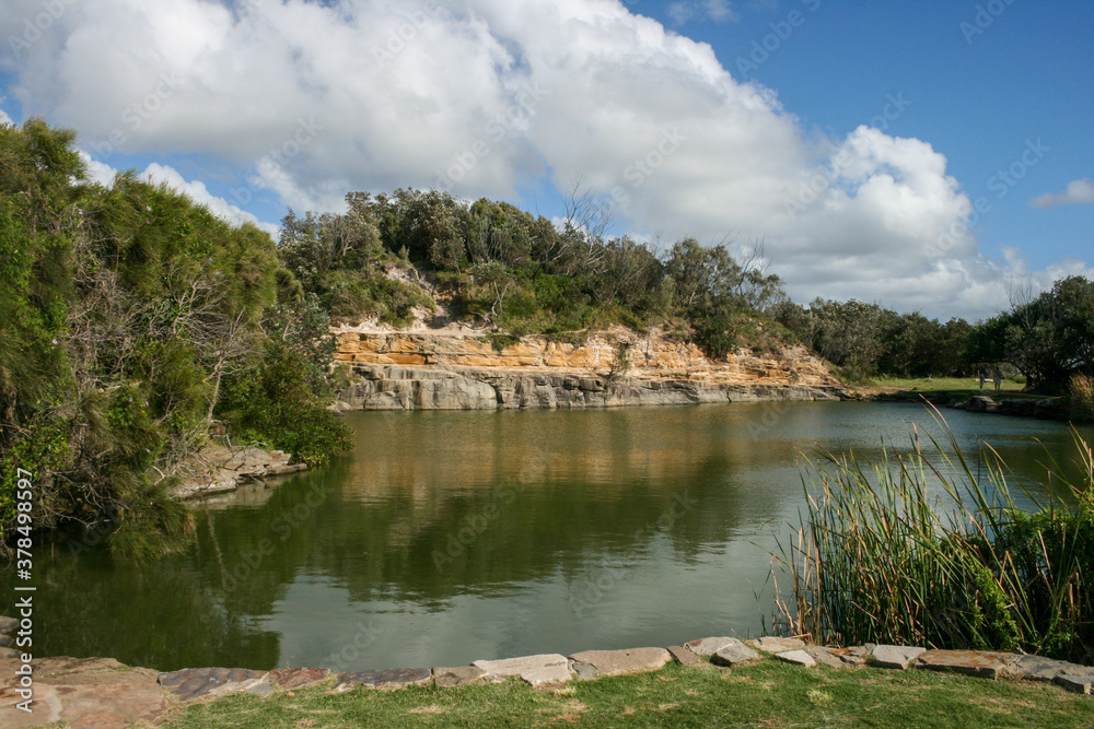 Rock Pool in Noosa Area, Queensland, Australia Rock Pool in Noosa Area, Queensland, Australia