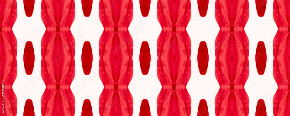 Grunge White Red Seamless Craft. Abstract Cherry Grunge White Red Seamless Craft. Abstract Cherry