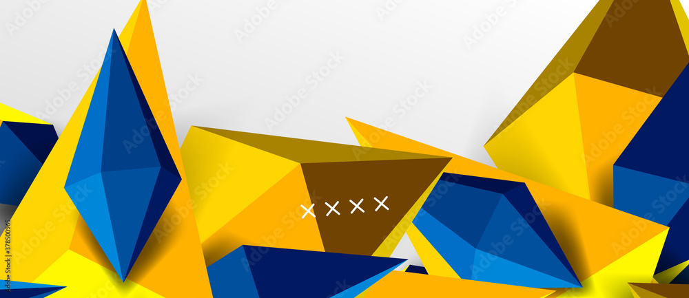 3d low poly abstract shape background vector illustration 3d low poly abstract shape background vector illustration