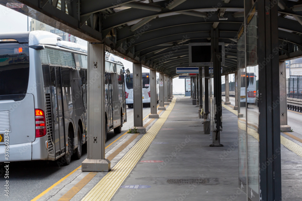 Metrobus, a part of public transportation system Stock Photo Adobe Stock