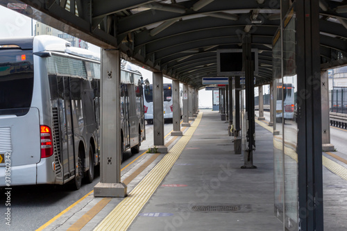 Photography Metrobus, a part of public transportation system