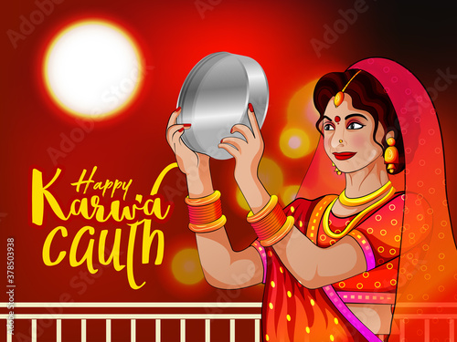 Karwa Chauth is a Hindu festival mostly celebrated in Northern India during which married women fast from sunrise till the moon comes out