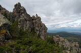 Ural mountains. Taganay mountain range.