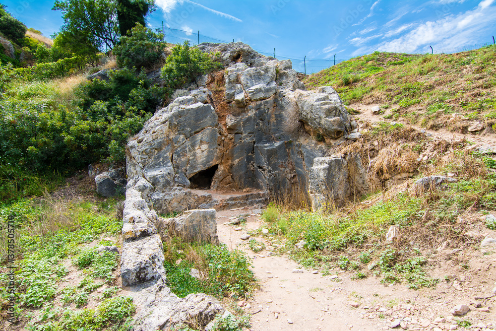 Seven Sleepers of Ephesus in Turkey. Legend is seven Christian lads are said to have escaped the onslaught by ducking into a mountain cave, where they fell asleep for a long, long time. Seven Sleepers of Ephesus in Turkey. Legend is seven Christian lads are said to have escaped the onslaught by ducking into a mountain cave, where they fell asleep for a long, long time.
