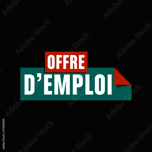 offre d'emploi