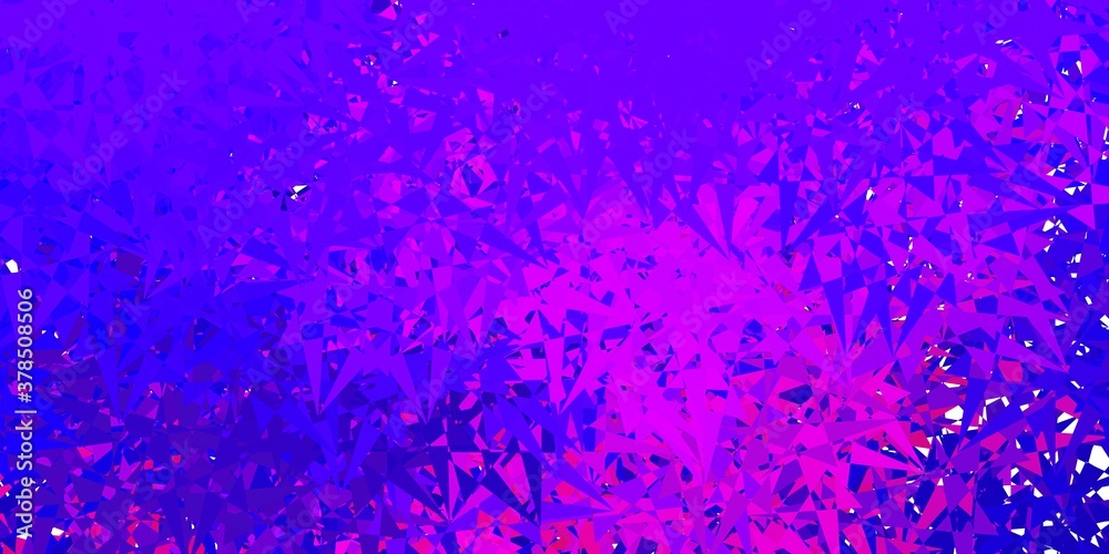 Dark blue, red vector pattern with polygonal shapes. Dark blue, red vector pattern with polygonal shapes.