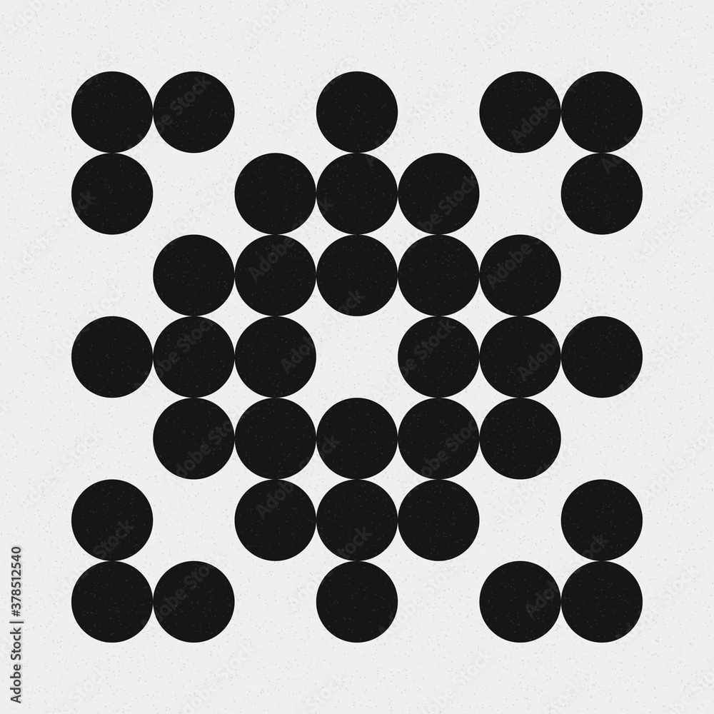 Abstract Cross Pattern Dots Logo generative computational art illustration Abstract Cross Pattern Dots Logo generative computational art illustration