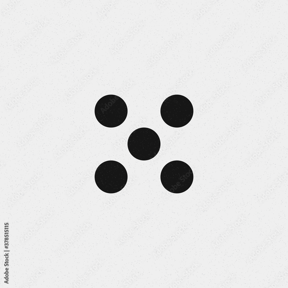 Abstract Cross Pattern Dots Logo generative computational art illustration Abstract Cross Pattern Dots Logo generative computational art illustration