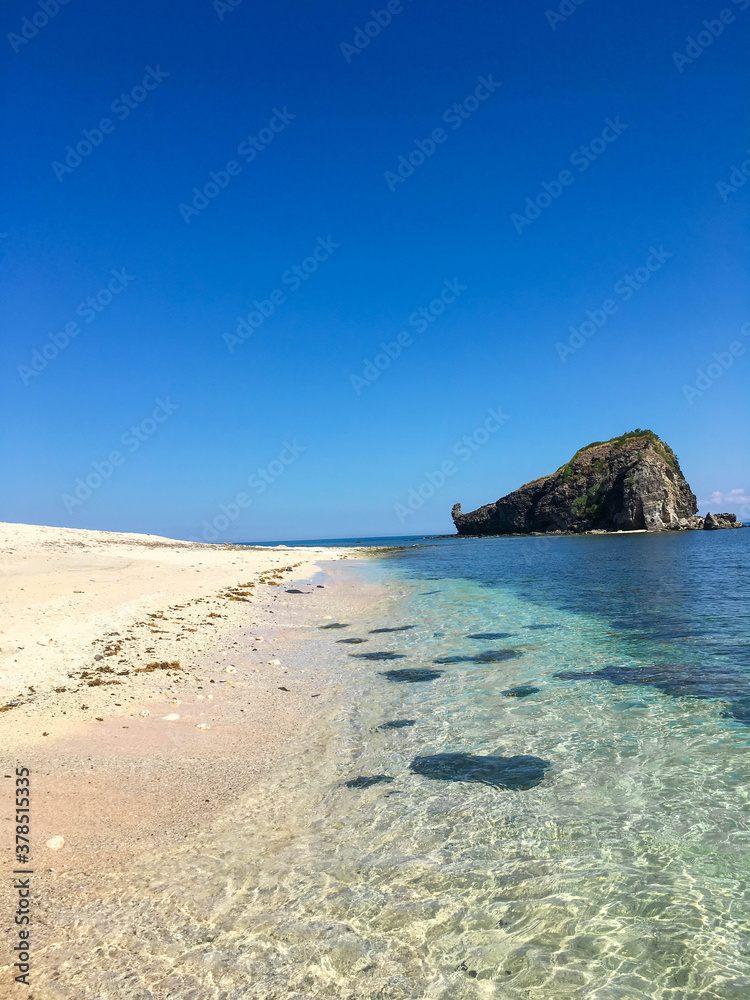 beautiful beach on the island.

Location: Camara Island, Zambales, Philippines
